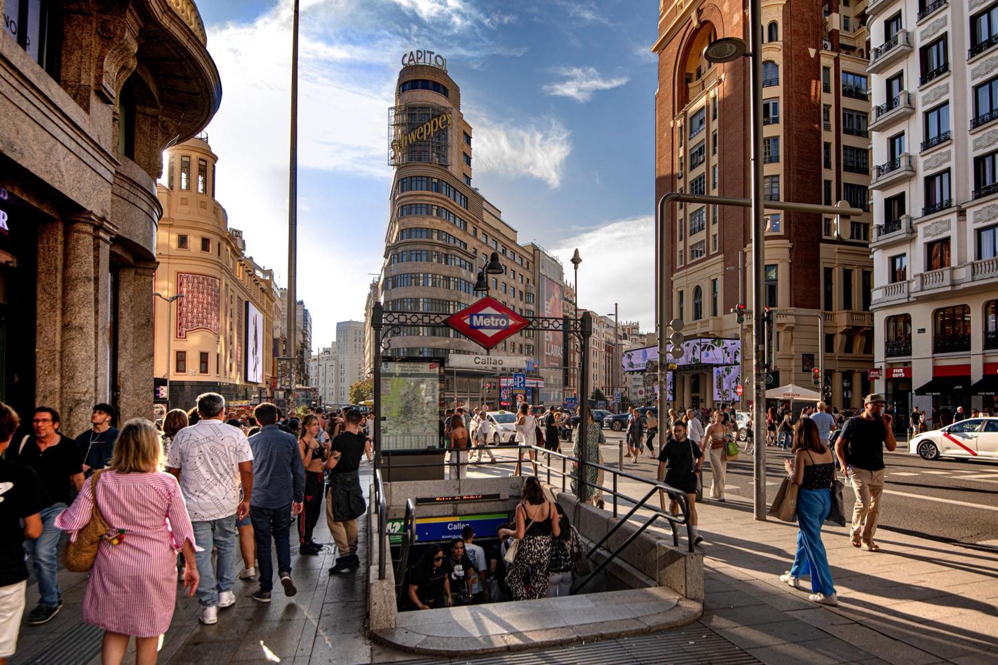 Gran Via Callao Malasana Leilighet Madrid Eksteriør bilde